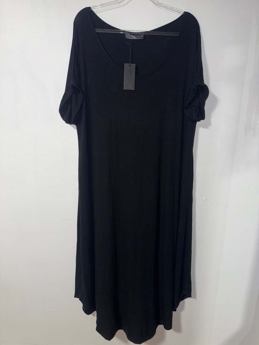 Foxblood Black Scoop Back Maxi Dress
